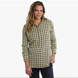 NEW Woolrich Loxton Double Cloth Plaid Tunic, Size Small